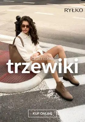 Ryłko - gazetka promocyjna Trzewiki damskie - PROMOCJE od środy 21.01 