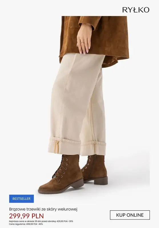 Ryłko - gazetka promocyjna Trzewiki damskie - PROMOCJE od środy 21.01  - strona 4