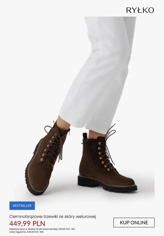 Ryłko - gazetka promocyjna Trzewiki damskie - PROMOCJE od środy 21.01  - strona 3