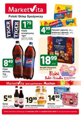 Marketvita - gazetka promocyjna Gazetka  do niedzieli 25.01