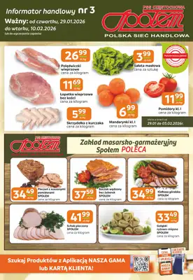 Społem Częstochowa - gazetka promocyjna Gazetka od czwartku 29.01 do wtorku 10.02