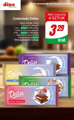 Dino - gazetka promocyjna SUPER promocje na kawy, herbaty i czekolady! od czwartku 22.01 do wtorku 27.01 - strona 9