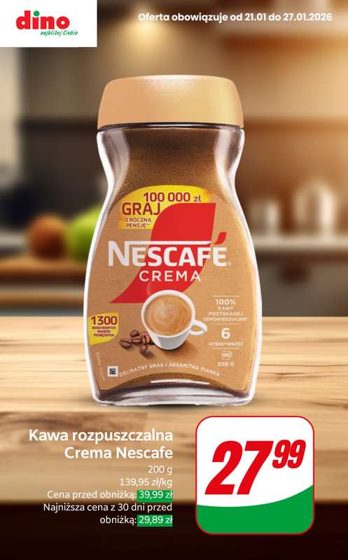 Dino - gazetka promocyjna SUPER promocje na kawy, herbaty i czekolady! od czwartku 22.01 do wtorku 27.01 - strona 2