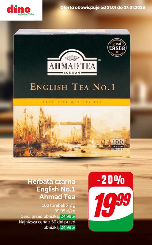 Dino - gazetka promocyjna SUPER promocje na kawy, herbaty i czekolady! od czwartku 22.01 do wtorku 27.01 - strona 5