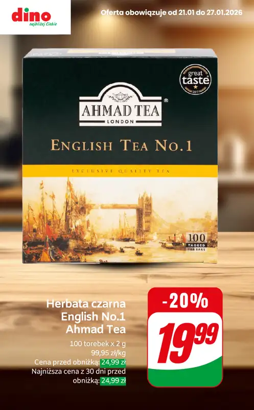 Dino - gazetka promocyjna SUPER promocje na kawy, herbaty i czekolady! od czwartku 22.01 do wtorku 27.01 - strona 5