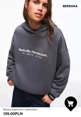 Bershka - gazetka promocyjna Bluzy damskie od środy 21.01  - strona 9