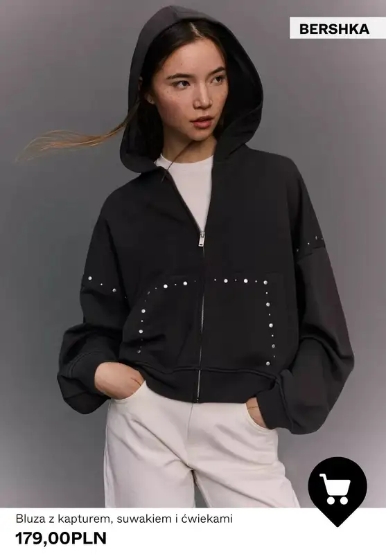 Bershka - gazetka promocyjna Bluzy damskie od środy 21.01  - strona 3