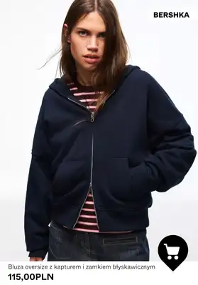 Bershka - gazetka promocyjna Bluzy damskie od środy 21.01  - strona 5
