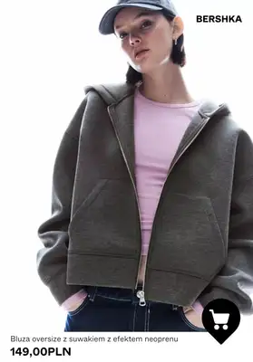 Bershka - gazetka promocyjna Bluzy damskie od środy 21.01  - strona 10