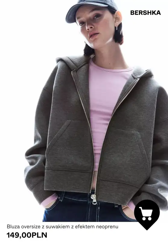 Bershka - gazetka promocyjna Bluzy damskie od środy 21.01  - strona 10