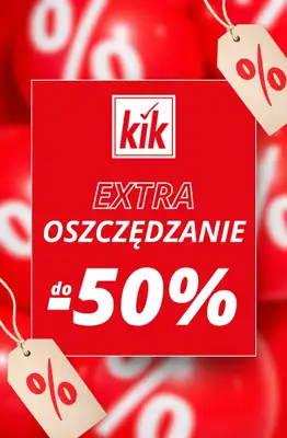 KiK - gazetka promocyjna WYPRZEDAŻ do -50% od środy 21.01 