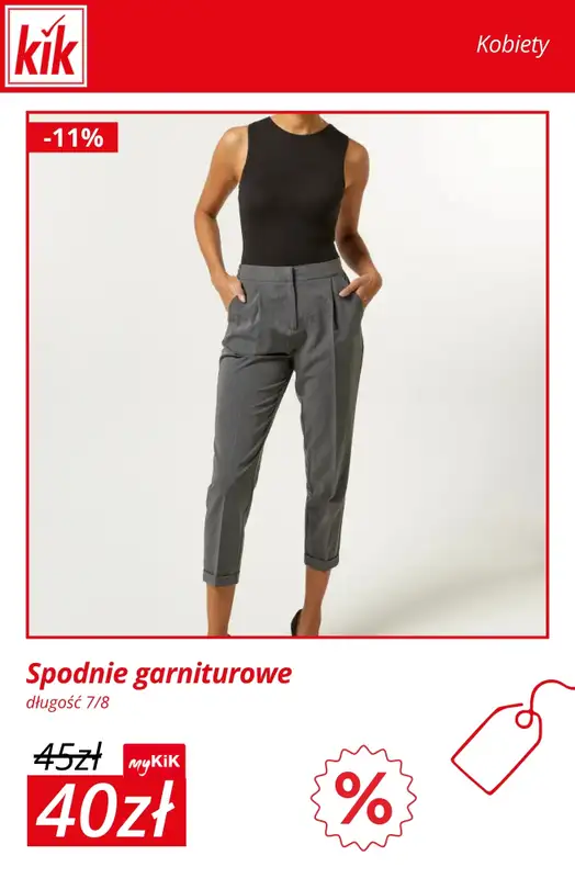 KiK - gazetka promocyjna WYPRZEDAŻ do -50% od środy 21.01  - strona 10