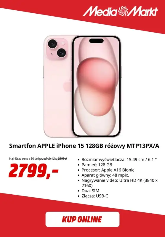 Media Markt - gazetka promocyjna Do -5% na wybrane produkty Apple od środy 21.01 do wtorku 27.01 - strona 5