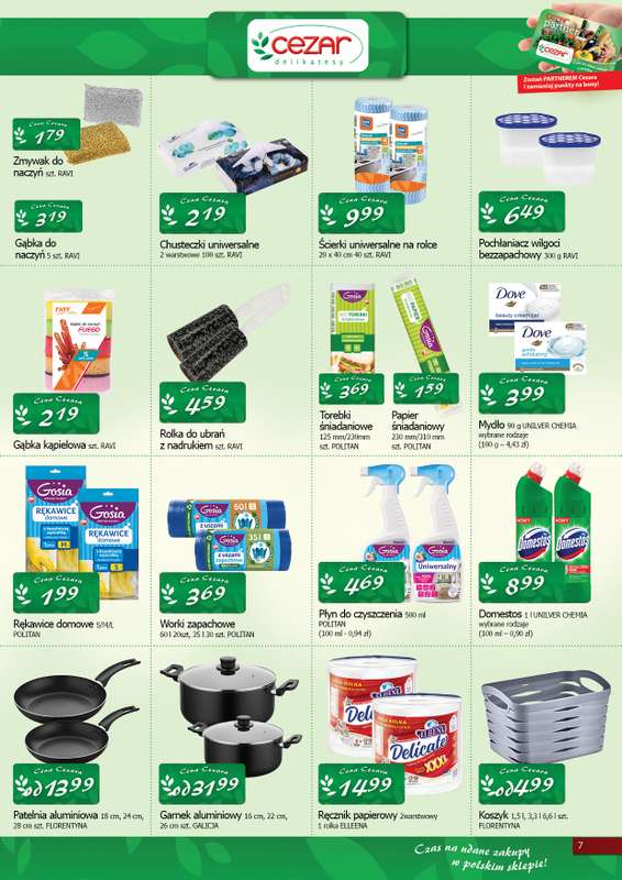 CEZAR Delikatesy - gazetka promocyjna Gazetka od czwartku 22.01 do środy 04.02 - strona 7