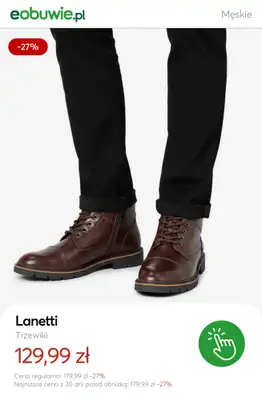 eobuwie.pl - gazetka promocyjna SALE: trzewiki i sztyblety męskie od środy 21.01 do poniedziałku 02.02 - strona 2