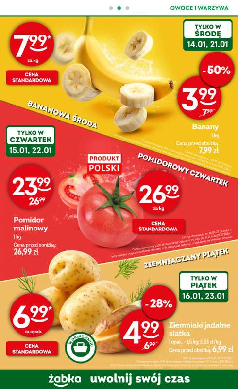 Żabka - gazetka promocyjna Gazetka Spożywcza od środy 14.01 do wtorku 27.01 - strona 7