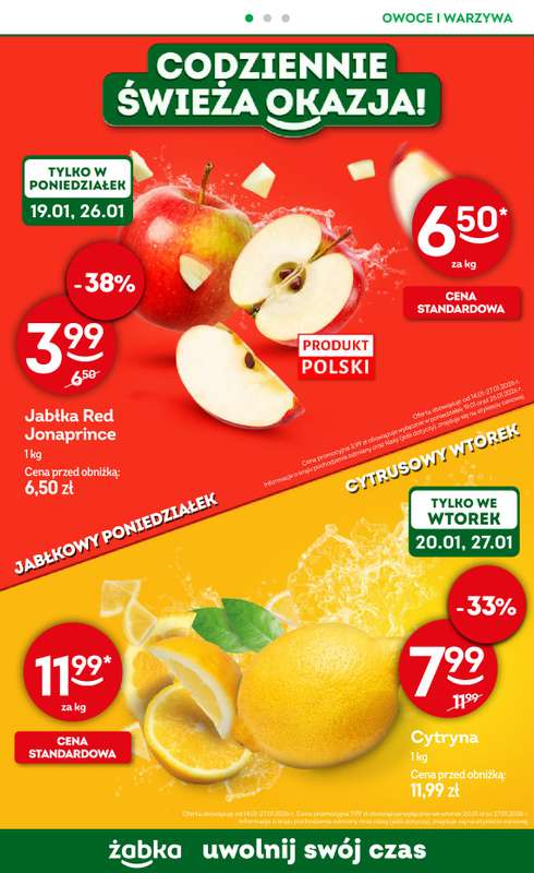 Żabka - gazetka promocyjna Gazetka Spożywcza od środy 14.01 do wtorku 27.01 - strona 6