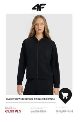 4F - gazetka promocyjna Bluzy damskie już od 59,99 zł! od środy 21.01  - strona 7
