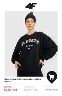 4F - gazetka promocyjna Bluzy damskie już od 59,99 zł! od środy 21.01  - strona 9
