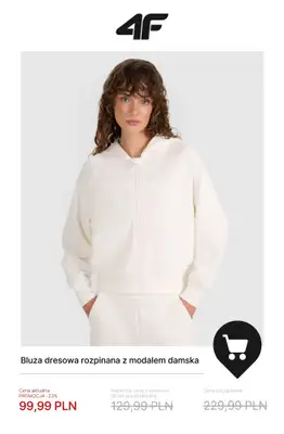 4F - gazetka promocyjna Bluzy damskie już od 59,99 zł! od środy 21.01  - strona 10