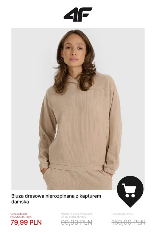 4F - gazetka promocyjna Bluzy damskie już od 59,99 zł! od środy 21.01  - strona 11