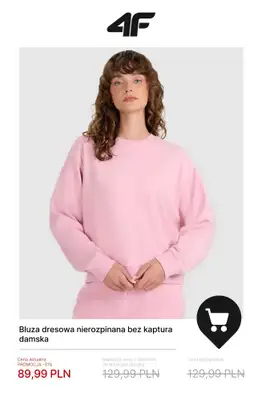 4F - gazetka promocyjna Bluzy damskie już od 59,99 zł! od środy 21.01  - strona 12