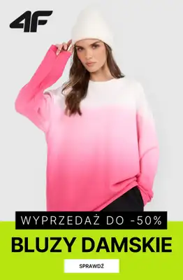 4F - gazetka promocyjna Bluzy damskie już od 59,99 zł! od środy 21.01 