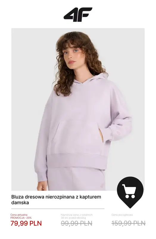4F - gazetka promocyjna Bluzy damskie już od 59,99 zł! od środy 21.01  - strona 14