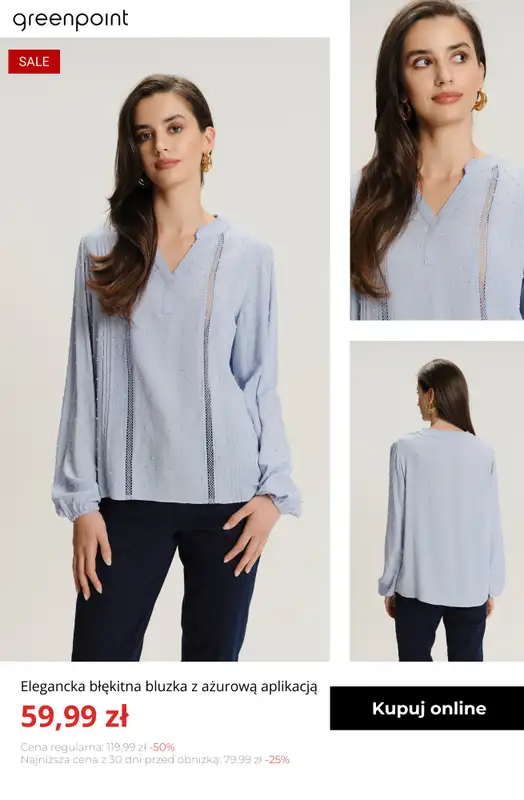 Greenpoint - gazetka promocyjna Stylowe bluzki i koszule na wyprzedaży od środy 21.01  - strona 2
