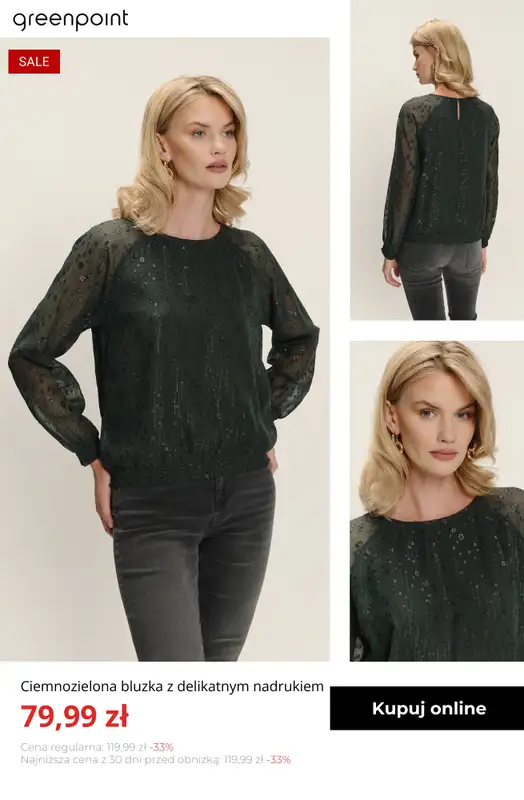 Greenpoint - gazetka promocyjna Stylowe bluzki i koszule na wyprzedaży od środy 21.01  - strona 7