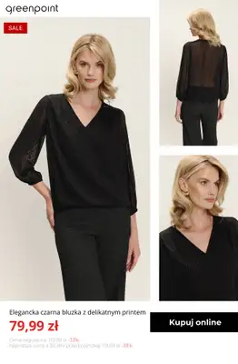 Greenpoint - gazetka promocyjna Stylowe bluzki i koszule na wyprzedaży od środy 21.01  - strona 11