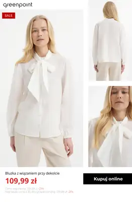 Greenpoint - gazetka promocyjna Stylowe bluzki i koszule na wyprzedaży od środy 21.01  - strona 14