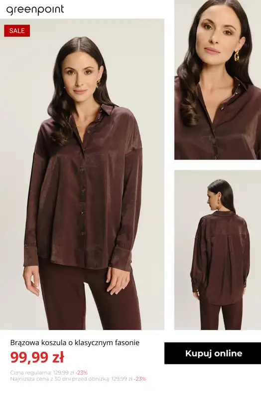 Greenpoint - gazetka promocyjna Stylowe bluzki i koszule na wyprzedaży od środy 21.01  - strona 8