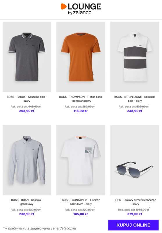 Lounge by Zalando - gazetka promocyjna Do -73%  BOSS - Mężczyźni od środy 21.01 do soboty 24.01 - strona 11