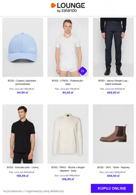 Lounge by Zalando - gazetka promocyjna Do -73%  BOSS - Mężczyźni od środy 21.01 do soboty 24.01 - strona 6
