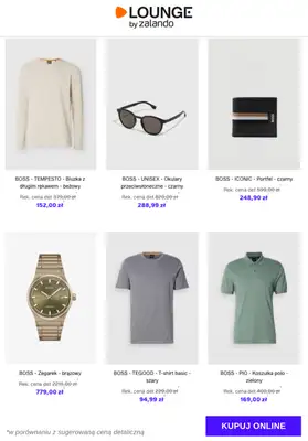 Lounge by Zalando - gazetka promocyjna Do -73%  BOSS - Mężczyźni od środy 21.01 do soboty 24.01 - strona 7