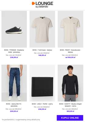 Lounge by Zalando - gazetka promocyjna Do -73%  BOSS - Mężczyźni od środy 21.01 do soboty 24.01 - strona 10
