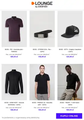 Lounge by Zalando - gazetka promocyjna Do -73%  BOSS - Mężczyźni od środy 21.01 do soboty 24.01 - strona 5