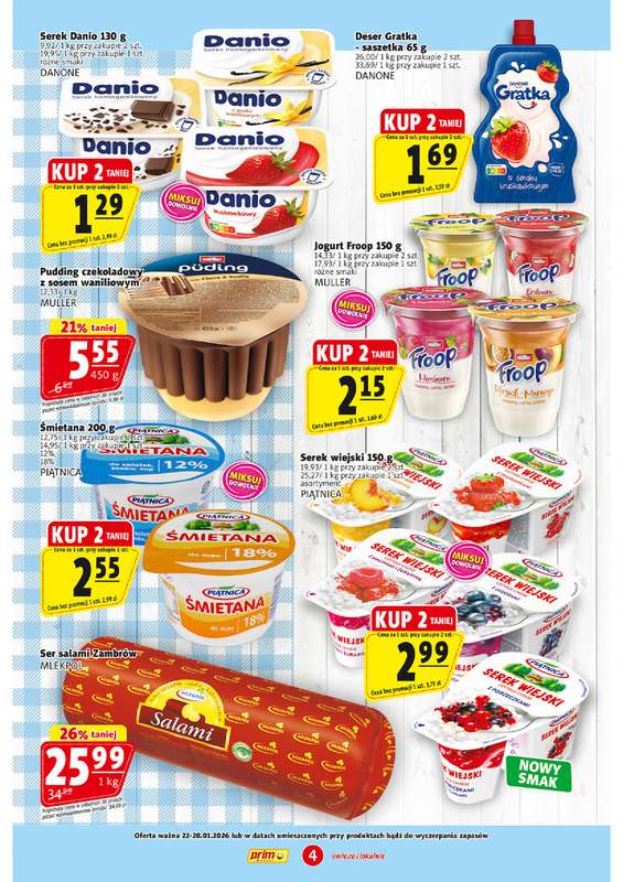 Prim Market - gazetka promocyjna Gazetka od czwartku 22.01 do środy 28.01 - strona 4