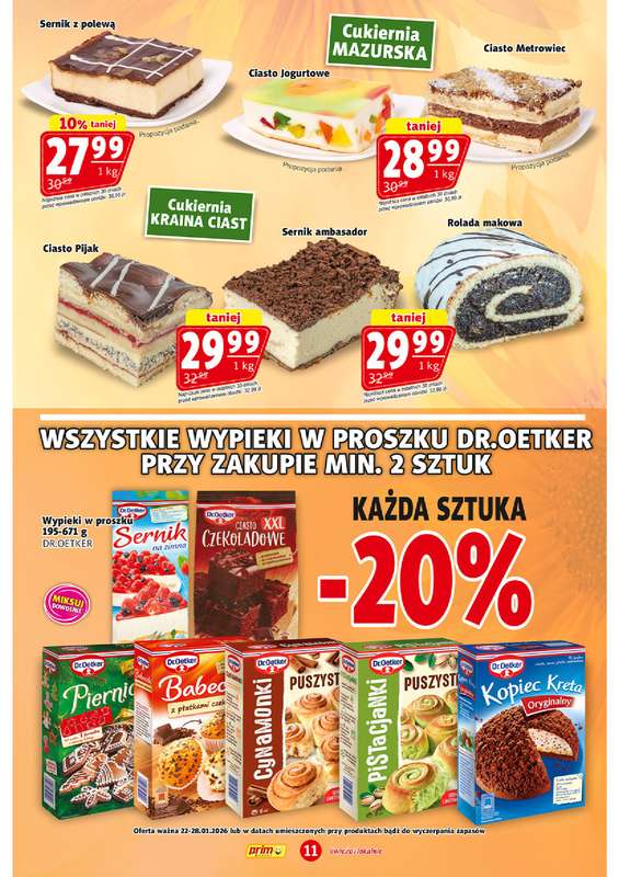 Prim Market - gazetka promocyjna Gazetka od czwartku 22.01 do środy 28.01 - strona 11