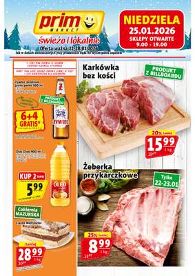 Prim Market - gazetka promocyjna Gazetka od czwartku 22.01 do środy 28.01
