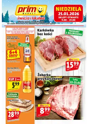 Prim Market - gazetka promocyjna Gazetka od czwartku 22.01 do środy 28.01