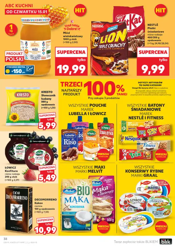 Kaufland - gazetka promocyjna Oferta Kaufland od czwartku 15.01 do środy 21.01 - strona 38