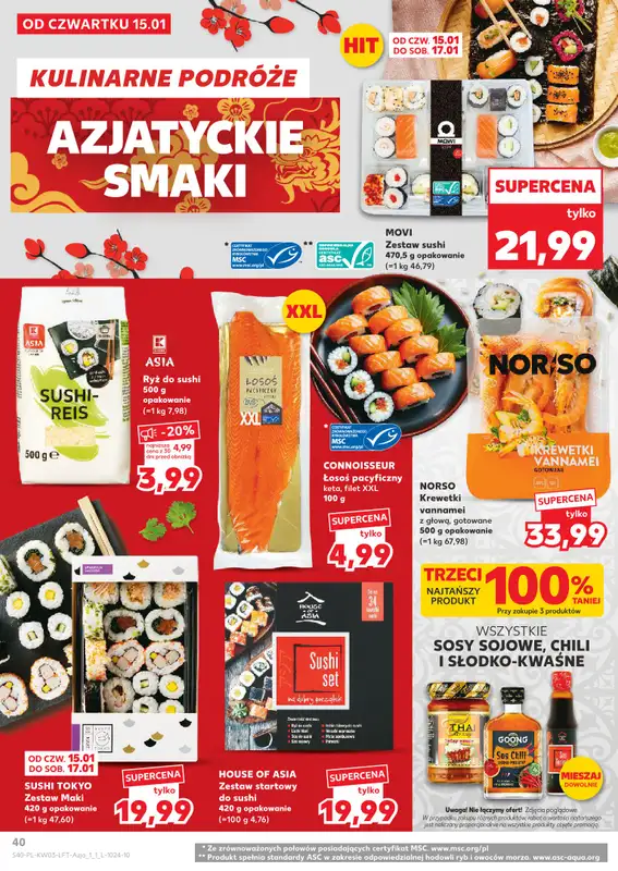 Kaufland - gazetka promocyjna Oferta Kaufland od czwartku 15.01 do środy 21.01 - strona 40