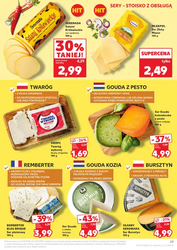 Kaufland - gazetka promocyjna Oferta Kaufland od czwartku 15.01 do środy 21.01 - strona 29