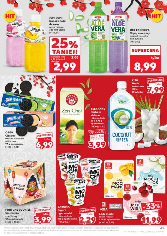 Kaufland - gazetka promocyjna Oferta Kaufland od czwartku 15.01 do środy 21.01 - strona 43