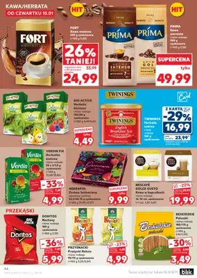 Kaufland - gazetka promocyjna Oferta Kaufland od czwartku 15.01 do środy 21.01 - strona 44