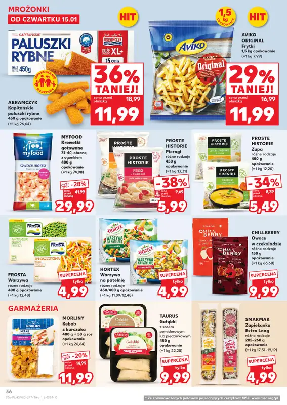 Kaufland - gazetka promocyjna Oferta Kaufland od czwartku 15.01 do środy 21.01 - strona 36