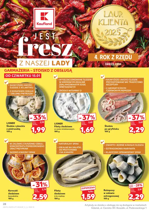 Kaufland - gazetka promocyjna Oferta Kaufland od czwartku 15.01 do środy 21.01 - strona 28