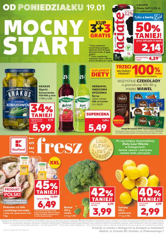 Kaufland - gazetka promocyjna Oferta Kaufland od czwartku 15.01 do środy 21.01 - strona 56